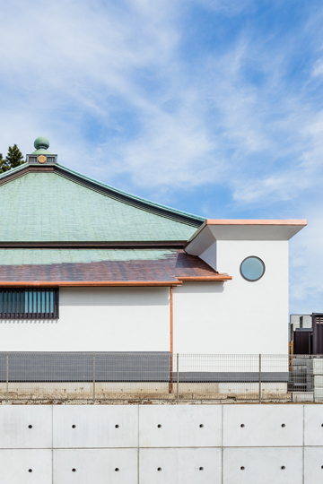 寺院修繕 銅板屋根